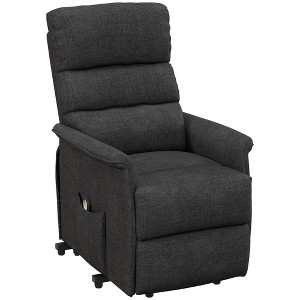 Aghana Digitals Grey Power Lift Recliner with 2 Remote Controls, 2 Waist Vibration Massage Modes, - 1 of 4