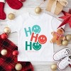SmileyWorld Ho Ho Ho Stacked - Youth Short Sleeve Graphic T-Shirt and Toddler Short Sleeve Graphic T-Shirt - 2 of 3