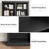 74.5" Tall Bookshelf with Double Storage, 6-Tier Bookshelves with 12 Cubbies, Wide Freestanding Bookcases for Livingroom - 4 of 4