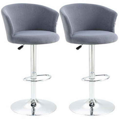 Grey bar deals stools adjustable