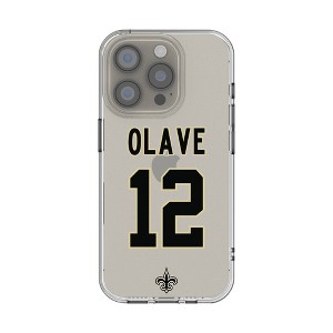 NFL New Orleans Saints Players Game Tactic Clear Cell Phone Case for Apple iPhone - 1 of 4