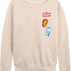 Women's - The Year Without a Santa Claus - Heat Miser Cold Miser Lightweight French Terry Wide Neck Long Sleeve Shirt - 2 of 4