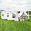 FDW Party Tent Portable Outdoor Canopy Tent Sturdy  Easy Assembly Outdoor Tents for  Wedding Partfor Camping Shelter BBQ Cater Events Beach - 2 of 4