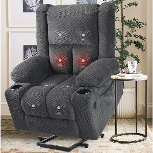 Gulches Power Lift Recliner Chair with Massage and Heat for Elderly People, USB Ports and Cup Holders - 1 of 1