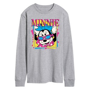 Men's - Disney - Minnie Retro Long Sleeve Graphic T-Shirt - 1 of 3