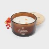 3-Wick Amber Glass Wooden Wick Blood Orange and Pomegranate Jar Candle 13oz - Threshold™ - 3 of 3