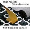 Washable Area Rugs for Living Room Bedroom Decor Modern Trellis Carpet Non Skip Floor Mats Distressed Large Rug for Dining Room Office - 3 of 4