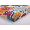 Crosby Floral Outdoor Squared Corners Chair Cushion - Pillow Perfect - 2 of 4