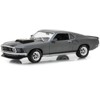 1969 Ford Mustang BOSS 429 Gray with Black Stripes "John Wick" (2014) Movie 1/43 Diecast Model Car by Greenlight - 4 of 4