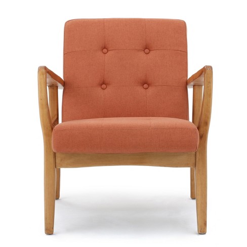 Christopher knight orange chair new arrivals