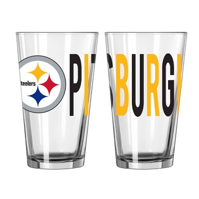 NFL Pittsburgh Steelers Overtime Pint Glass - 16oz