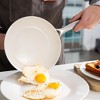 Alva Mobi 8-Piece Cream Titanium Reinforced Ceramic Cookware Set Non-Toxic All Stovetop Compatible Induction Oven & Dishwasher Safe - 3 of 4