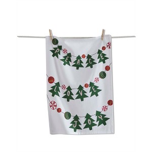 TAG Peace Love Joy Tree Dishtowel - 1 of 2