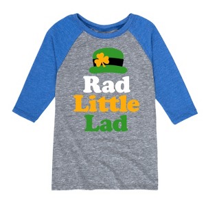Boys' - Instant Message - St. Patrick's Day Rad Little Lad Raglan Graphic T-Shirt - 1 of 3