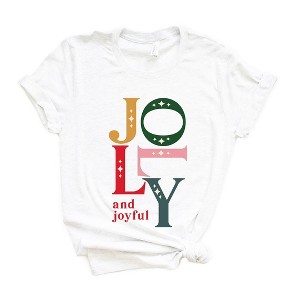 Simply Sage Market Women's Jolly and Joyful Short Sleeve Graphic Tee - 1 of 4