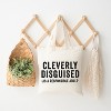 City Creek Prints Cleverly Disguised As A Responsible Adult Canvas Tote Bag - 15x16 - Natural - image 2 of 2