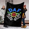 DAF Logo Digital Print RV Interior Decorative Throw Blanket, Car Flannel Polyester Soft and Cozy Vehicle Blanket, Christmas Gift. - 3 of 4