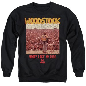 Men's Woodstock White Lake Ny 1969 Crewneck Sweatshirt - 1 of 4