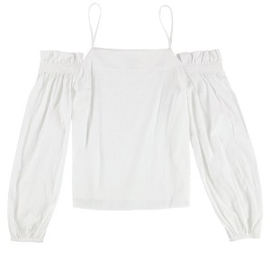 bar III Womens Cold Shoulder Knit Blouse - 1 of 2
