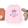 The Juniper Shop Birthday Girl Unicorn Youth Long Sleeve Tee - 3 of 4