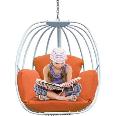 33"Aluminum Egg Chair; Hanging Swing Chair with Thickness Cushion