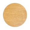 Kate and Laurel Foxford Round Wood Side Table, 16x16x23, Natural - 4 of 4