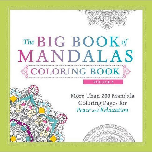 the big book of mandalas coloring book volume 2  paperback