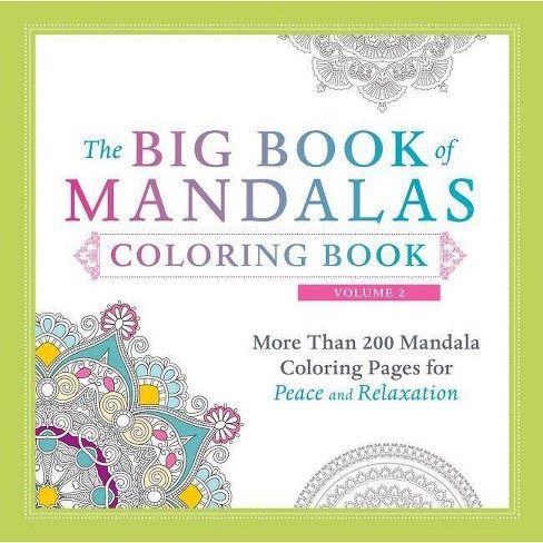 Download The Big Book Of Mandalas Coloring Book Volume 2 By Adams Media Paperback Target