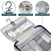 PAVILIA Hanging Toiletry Bag Travel Women Men, Foldable Cosmetic Organizer, Water Resistant Makeup Accessories Essentials Kit - 3 of 4