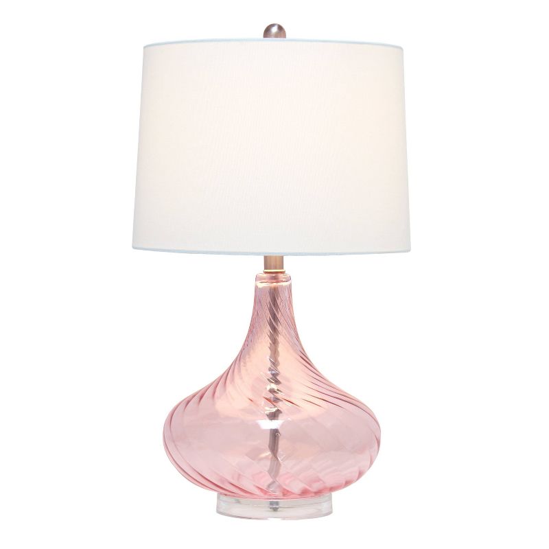 24" Classic Contemporary Wavy Table Lamp - Lalia Home, 2 of 13