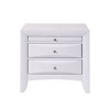 NicBex 2 Drawers Nightstand Bedside Table with 1 Tray End Table Bedroom Furniture with Solid Wood for Living Room, Bedroom - 2 of 4