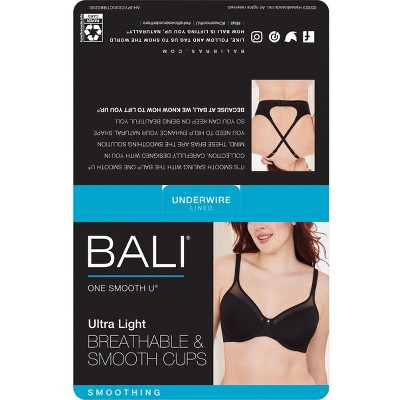 Bali One Smooth U Ultra Light Underwire Bra Nude 40C Women's