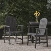 NicBex Outdoor Dining Chairs Set of 2 Modern Weatherproof Acacia Wood Frame,Suitable for Patio,Garden - 2 of 4