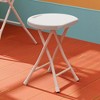 Folding 18in Bar Stool - Portable w/Handle, 600Lbs Capacity & Anti-Slip Feet for Kitchen Indoor Outdoor - 2 of 4