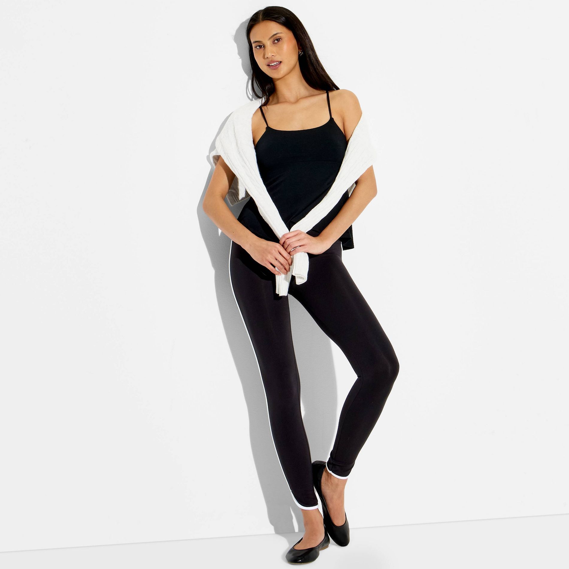 Women's Soft Cotton Babydoll Tank Top - Wild Fable™