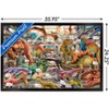 Trends International PD Moreno - Dinosaur Museum Framed Wall Poster Prints - 3 of 4