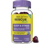 Bach Rescue Plus Sleep & Stress Support 60 Vegan Gummies