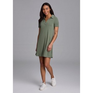 RBX Active Women's Collared T-Shirt Dress Relaxed Fit Tunic Coverup Modal  Dress : Target