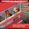 8-Hole Galvanized Chicken Nesting Box - Heavy Duty Egg Laying Box for Hens & Ducks | Rollout Egg Collection | Ventilated Design with Easy Access | - 2 of 4
