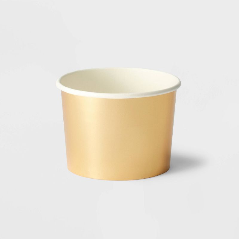 10ct Table Top Treat Cups Solid Gold - Spritz&#8482;, 3 of 4