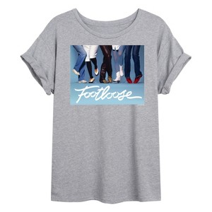 Women's - Footloose - Shoes Don't Matter Oversized Graphic T-Shirt - 1 of 4
