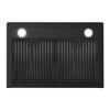 Cosmo COS-63175S-BK-DL 30 in. Vista Collection 380 CFM Ductless Wall Mount Range Hood, Touch Controls, LED Lights, Matte Black - 4 of 4
