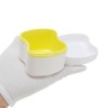 Unique Bargains Denture Bath Case Cup with Denture Cleaner Brush 1 Set - 3 of 4