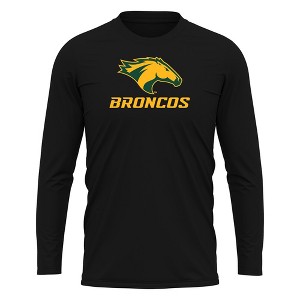 California State Polytechnic University-Pomona Adult Sport Long Sleeve Shirt Primary Logo, Black - 1 of 4