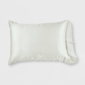 Standard/Queen 300 Thread Count 2-in-1 Pillowcase & Protector with Zipper Closure Antique White - GLOW