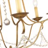Livex Lighting Chesterfield 6 - Light Chandelier in  Antique Gold Leaf - 3 of 4
