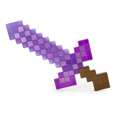 minecraft toy sword and pickaxe