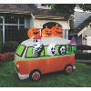 A Holiday Company 7FT inflatable Halloween Vintage Bus, 6 ft Tall, Multi - 2 of 4