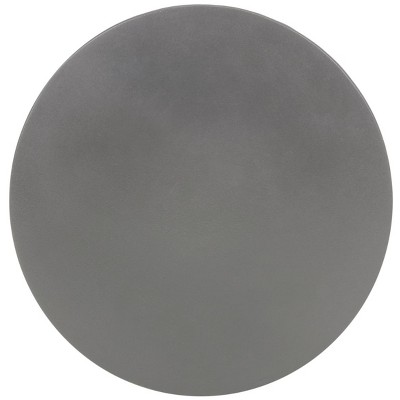 Haruki Dark Gray Concrete Drum Accent Table