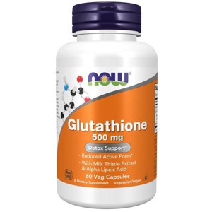 Glutathione 500 mg by Now Foods  -  60 VegCap - 1 of 3